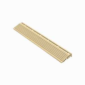 Afwerkrand recht voor 18mm kliktegels beige