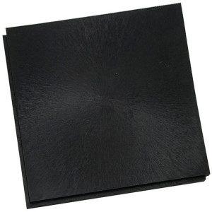 Schoolvloer pvc liplas-tegel 10 mm vloerlijnstructuur zwart 