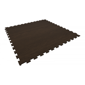 Sportvloer rubber kliktegel 7 mm chestnut