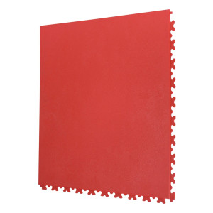 Garagevloer pvc kliktegel 7 mm rood