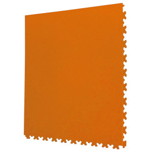 Garagevloer pvc kliktegel 7 mm oranje